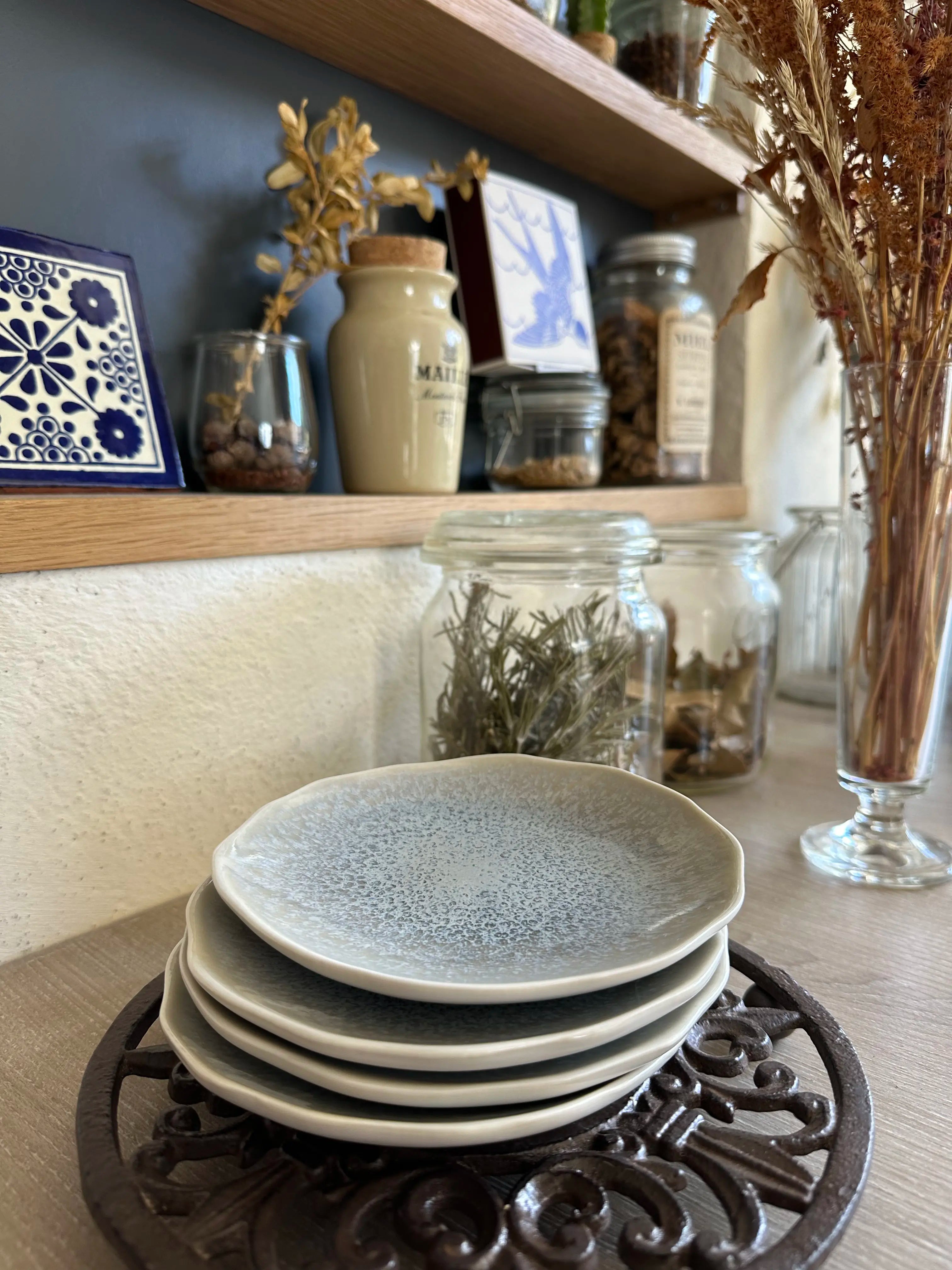 Assiettes Vari - Design texturé en céramique