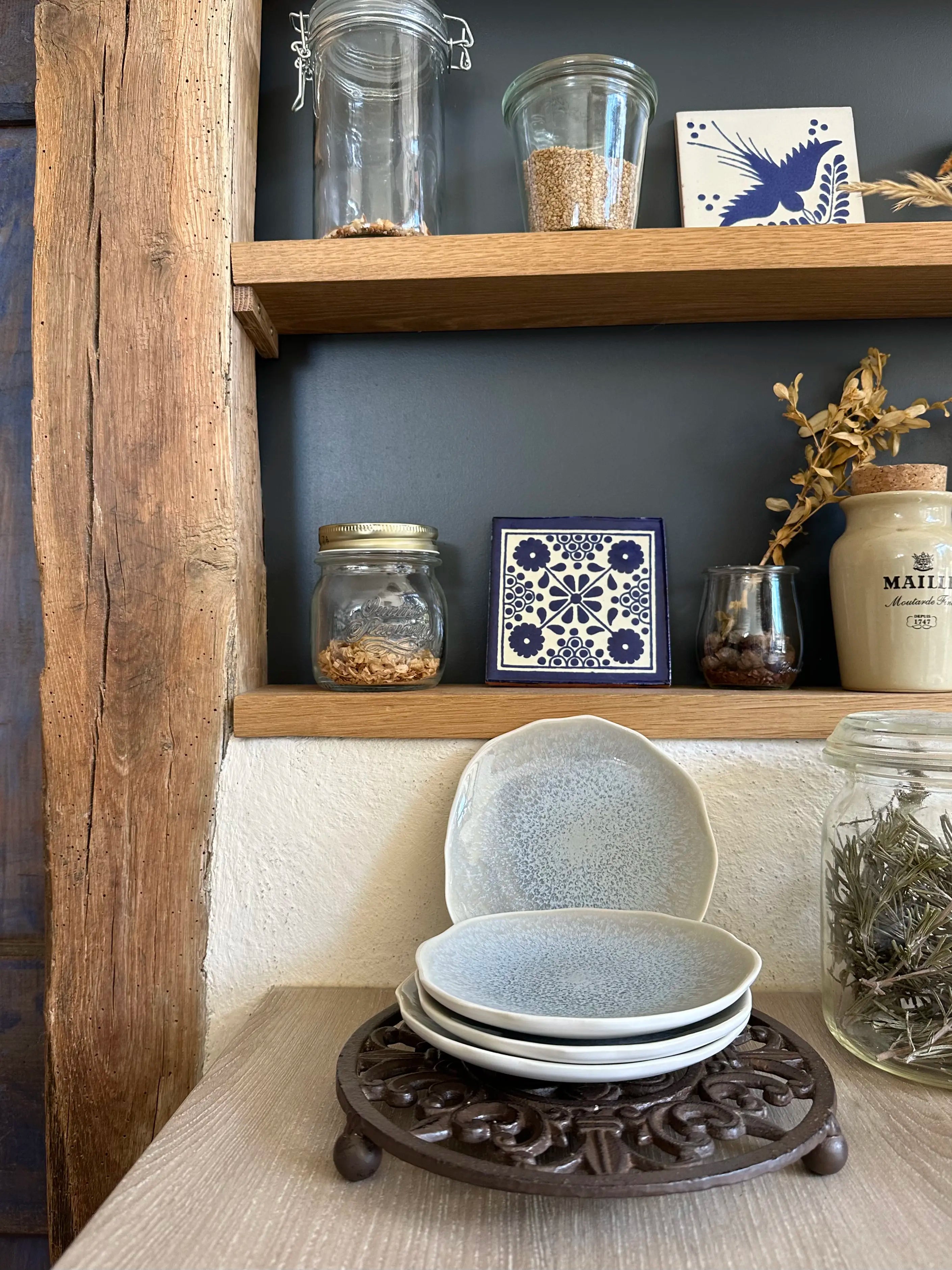 Assiettes Vari - Design texturé en céramique