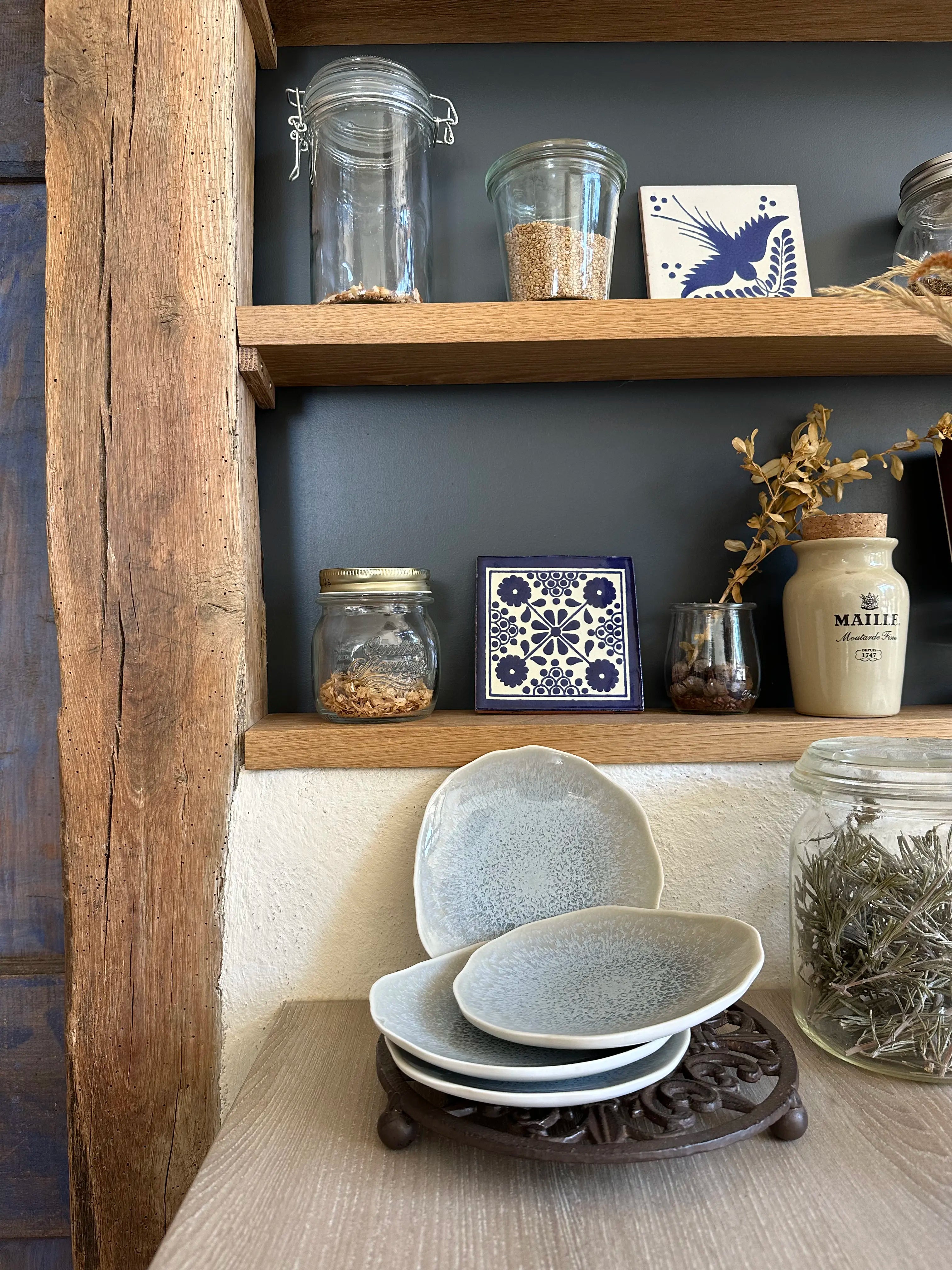 Assiettes Vari - Design texturé en céramique