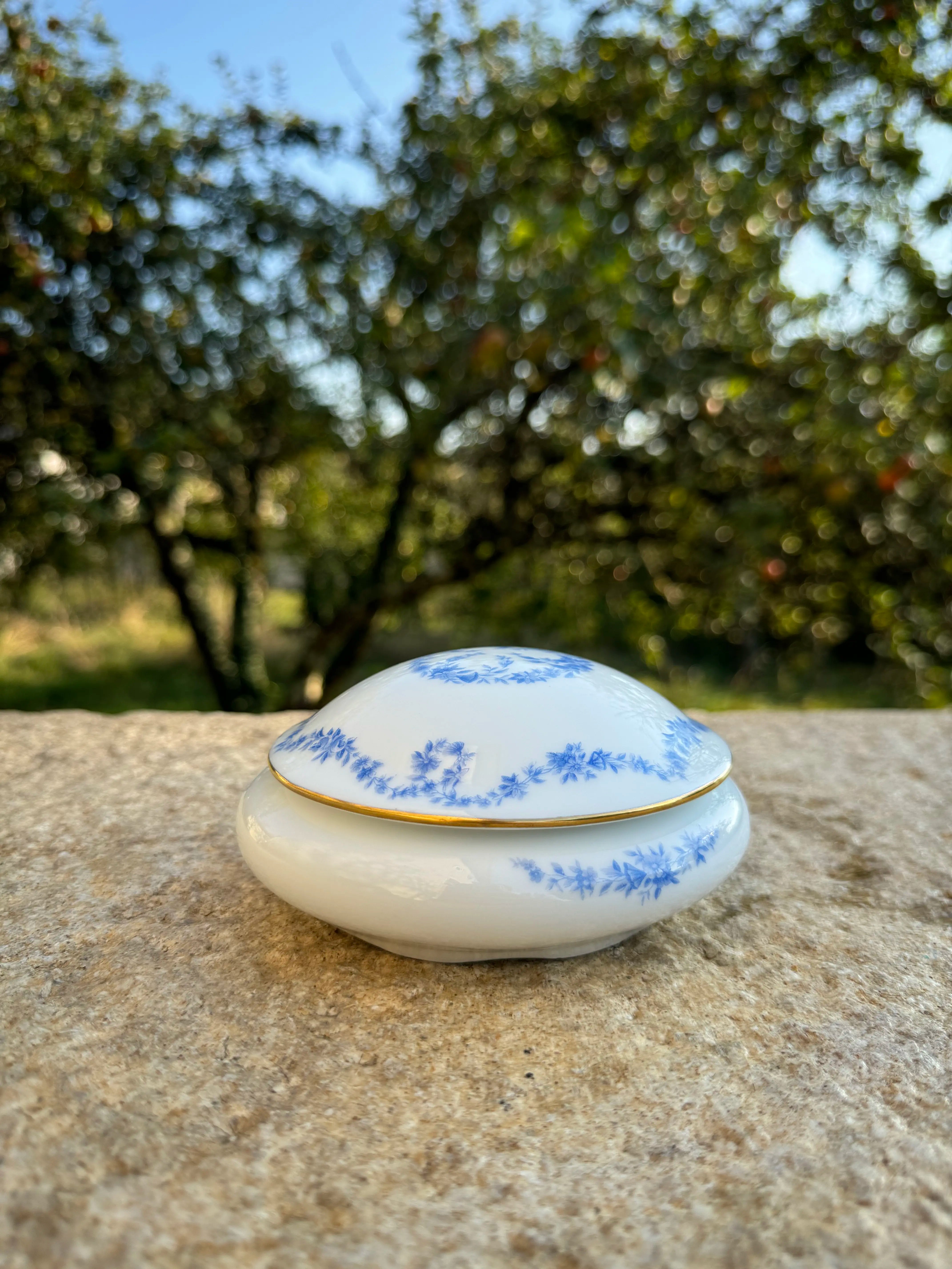 Boîte en porcelaine de Limoges