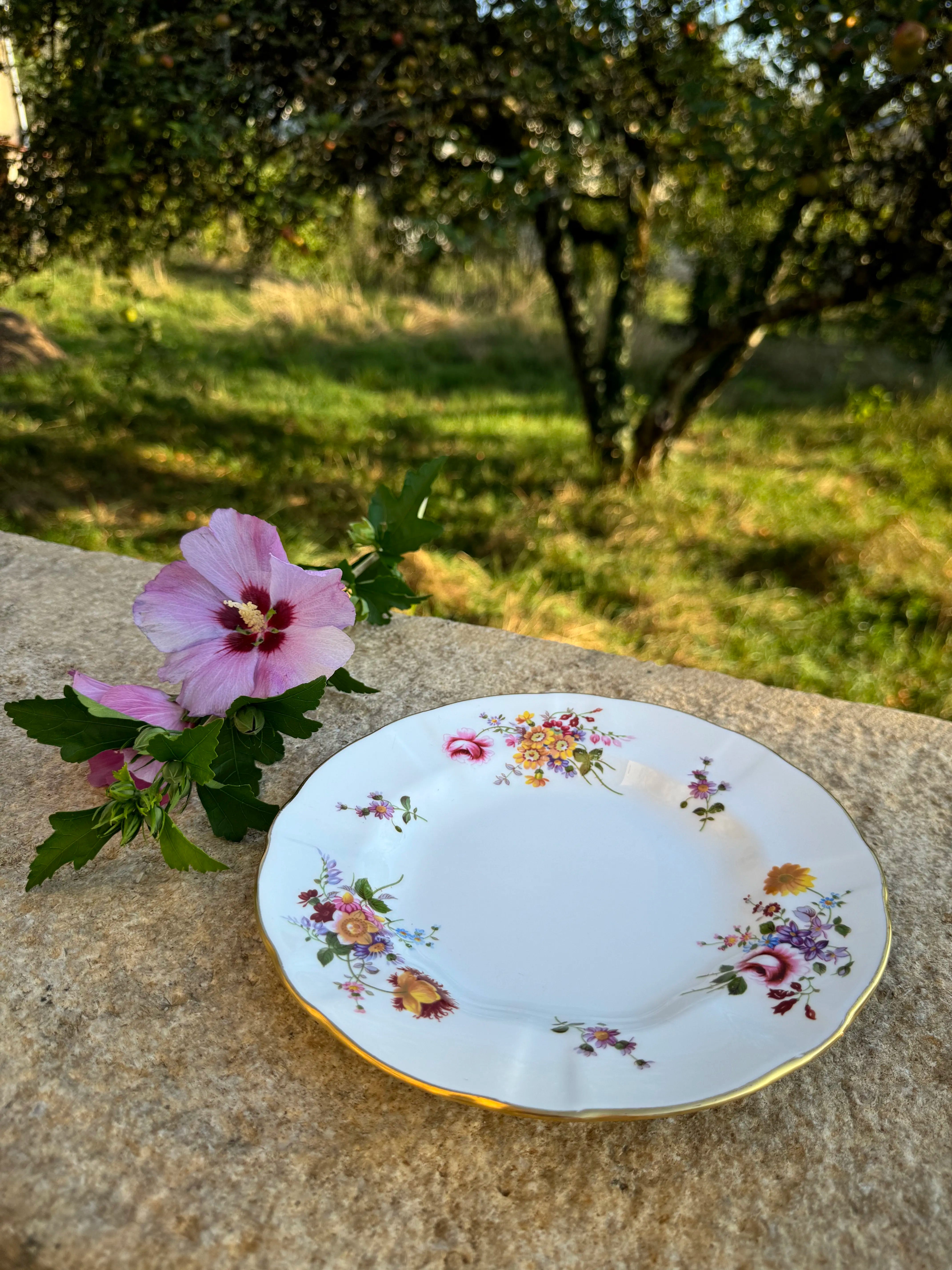 Assiette en porcelaine “Derby Posies” Royal Crown Derby