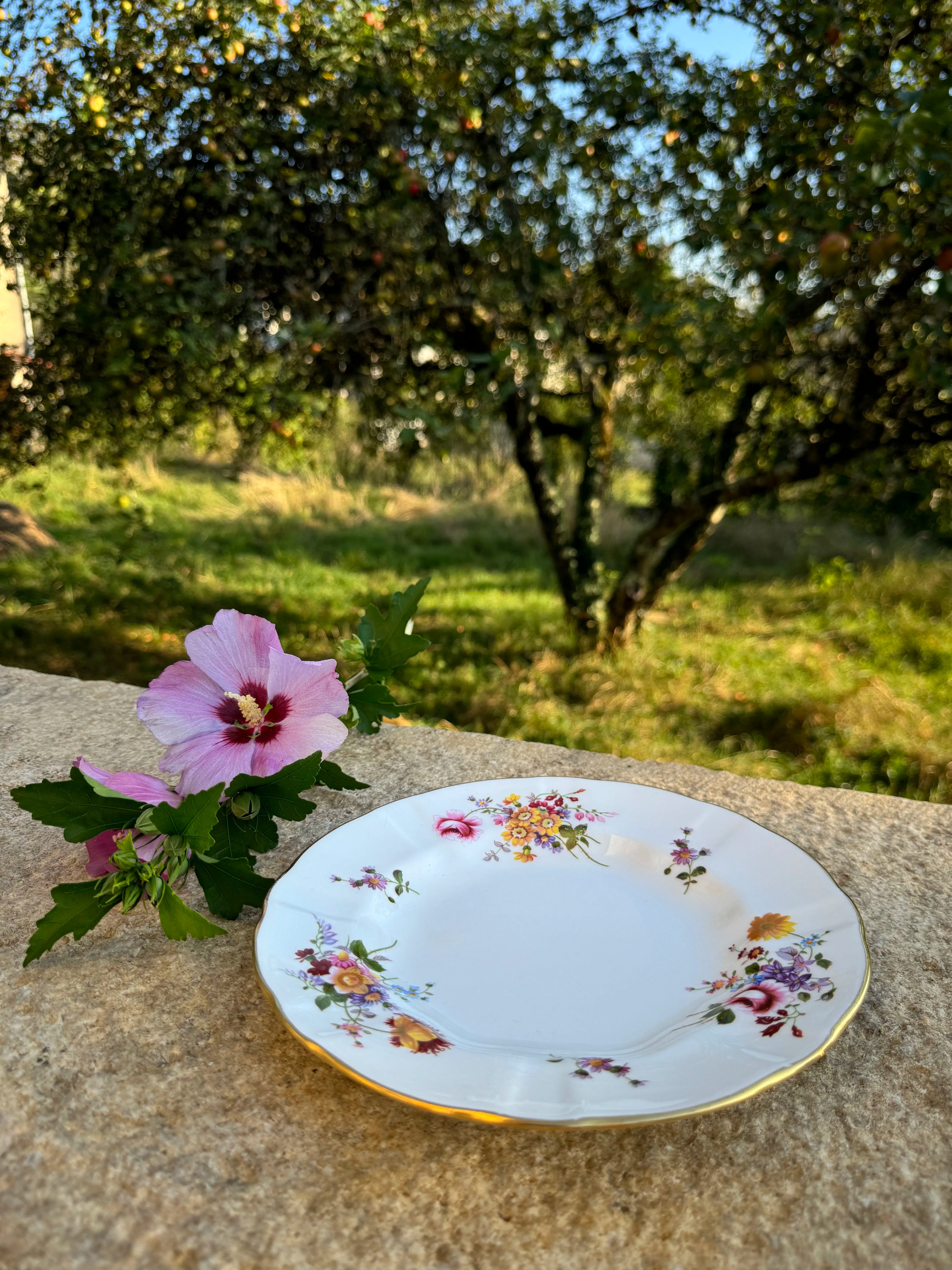 Assiette en porcelaine “Derby Posies” Royal Crown Derby